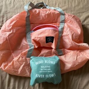Amazon Peach and Mint Travel Carryon Bags